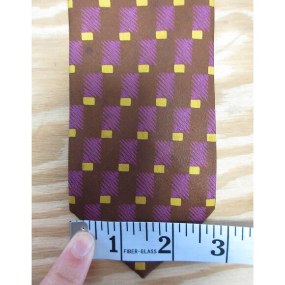 Vintage Giorgio Armani Purple Patterned Tie - Etsy Giorgio Armani Neck Tie Purple Silk Geometric Woven Made In Italy